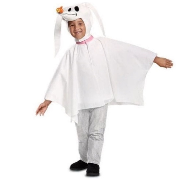 Disney Nightmare Before Christmas Zero Ghost Dog 2pc Halloween Cosplay Costume - Picture 1 of 8